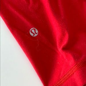 Lululemon Red Cropped Leggings
